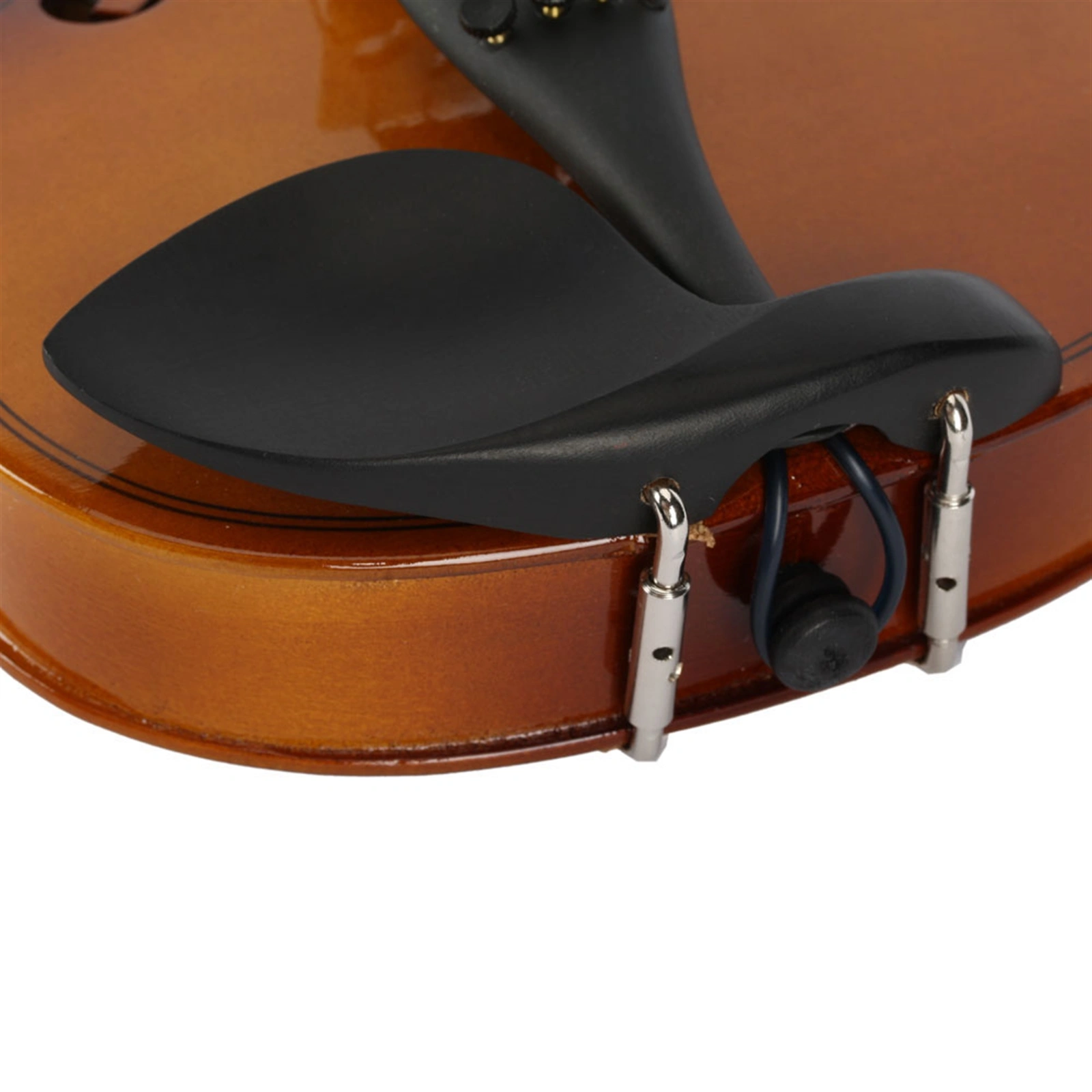 New 1/8 Acoustic Violin Case Bow Rosin Natural view 8