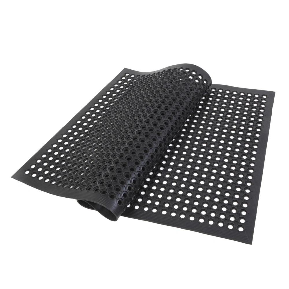 Industrial Hexagonal Anti-Fatigue Mat 150x90cm - Non-Slip Rubber Kitchen Bar Floor Mat with Drainage, Heavy-Duty Commercial Grade view 10