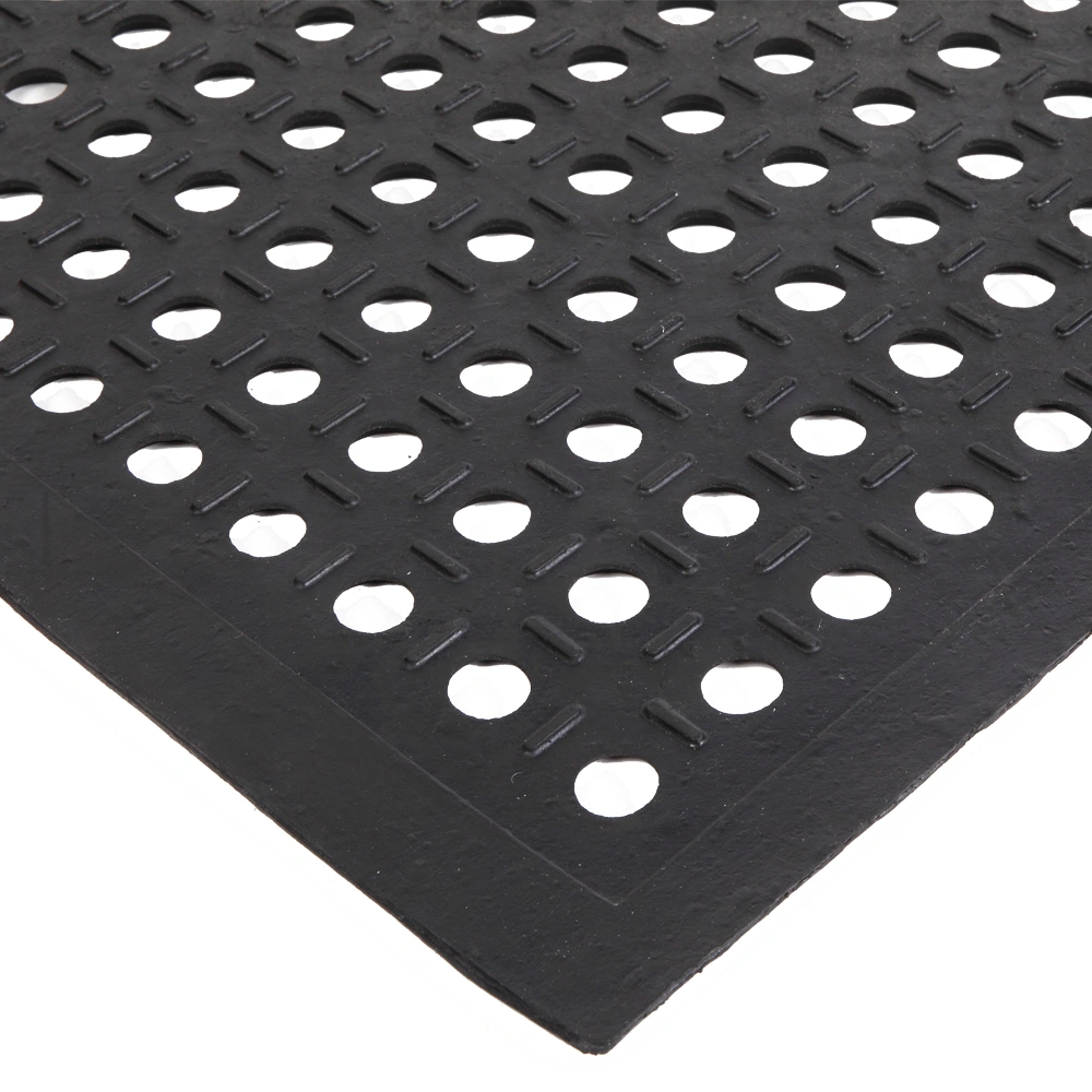 Industrial Hexagonal Anti-Fatigue Mat 150x90cm - Non-Slip Rubber Kitchen Bar Floor Mat with Drainage, Heavy-Duty Commercial Grade view 14