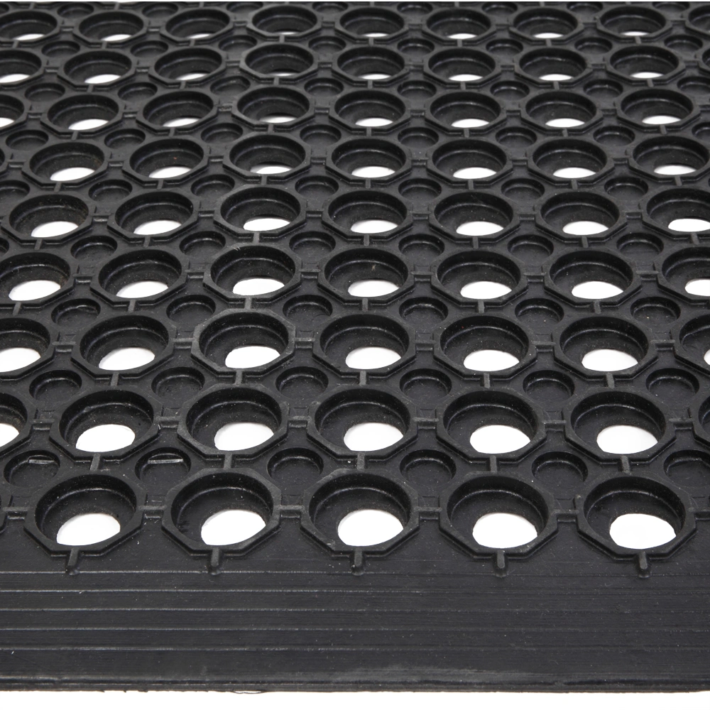 Industrial Hexagonal Anti-Fatigue Mat 150x90cm - Non-Slip Rubber Kitchen Bar Floor Mat with Drainage, Heavy-Duty Commercial Grade view 15