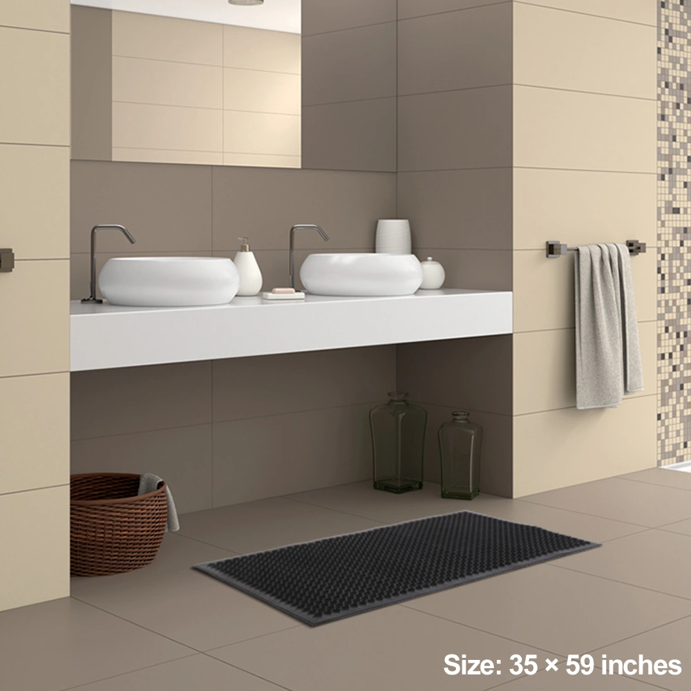Industrial Hexagonal Anti-Fatigue Mat 150x90cm - Non-Slip Rubber Kitchen Bar Floor Mat with Drainage, Heavy-Duty Commercial Grade view 2