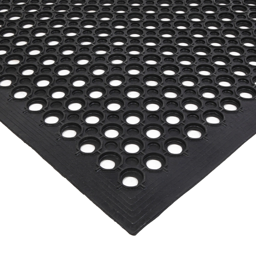 Industrial Hexagonal Anti-Fatigue Mat 150x90cm - Non-Slip Rubber Kitchen Bar Floor Mat with Drainage, Heavy-Duty Commercial Grade view 9