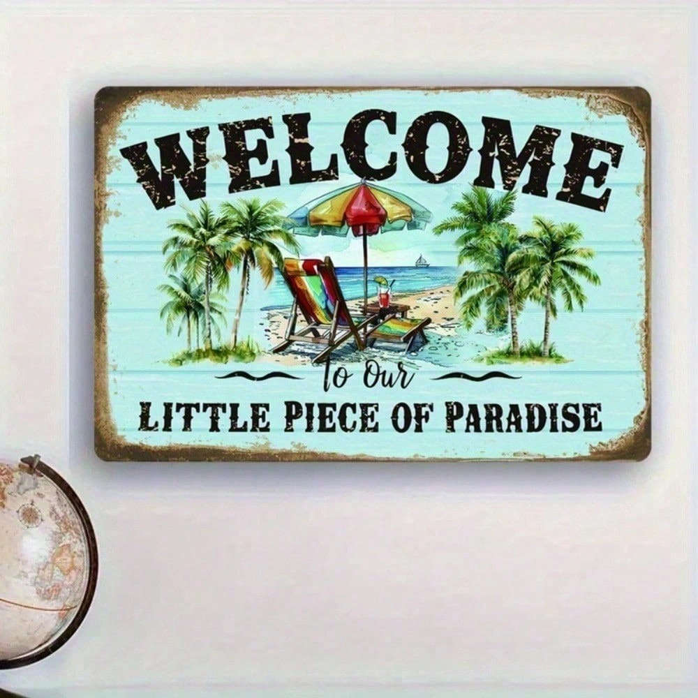 CIFbuy 8x12 Inch 20.3x30.5cm Aluminum Sign for Home TikTok, temu pick-up service