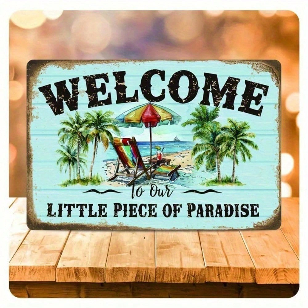 CIFbuy 8x12 Inch 20.3x30.5cm Aluminum Sign for Home TikTok, temu pick-up service view 5
