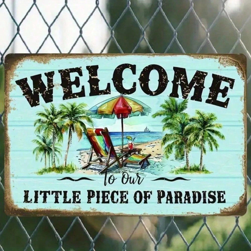 CIFbuy 8x12 Inch 20.3x30.5cm Aluminum Sign for Home TikTok, temu pick-up service view 6