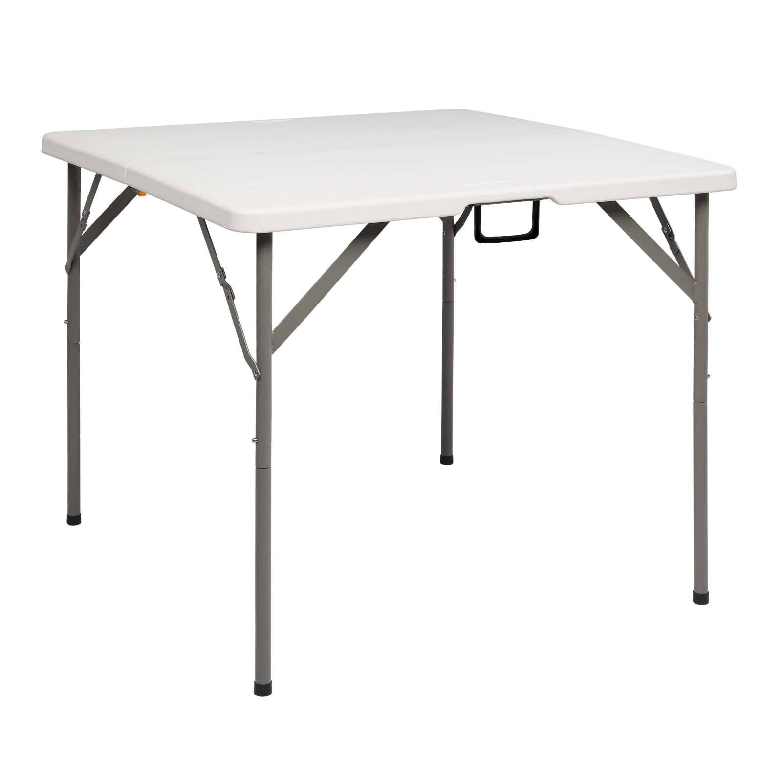 34 Inch Foldable Square Table, Blow Molded Portable Outdoor/Indoor Center Table